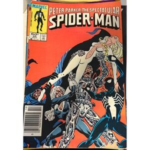 Peter Parker The Spectacular Spider Man Comic Book Issue 85 Marvel 1983